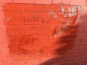 chemical used to clean paint from brick